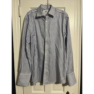 Charles Tyrwitt Button Down Mens Dress Shirt French Cuffs Extra Slim Fit